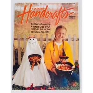 Craft Magazine Country Handcrafts Autumn 1992 Vintage Illustrated Instructions
